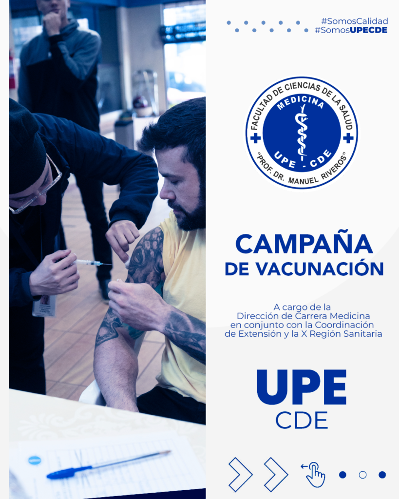 Exitosa jornada de vacunación en la UPE CDE