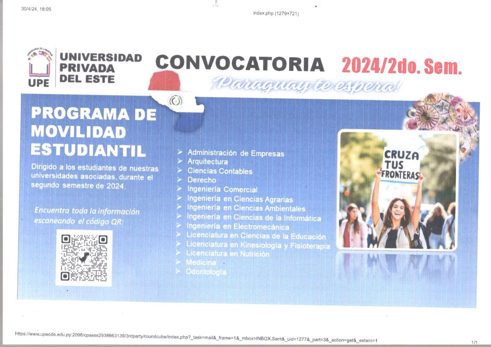 Convocatoria 2024/2do. Sem.