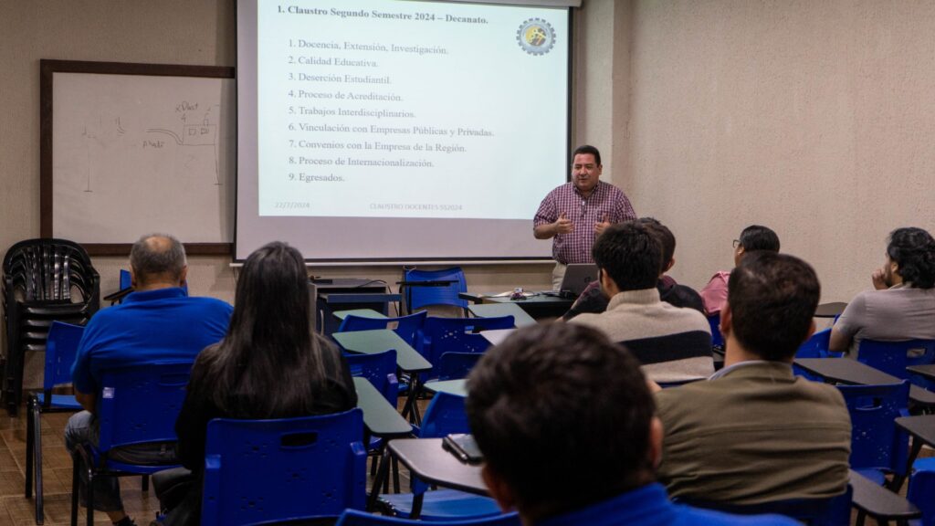 Claustro Docente Segundo Semestre Facultad de Ciencias y Tecnologias