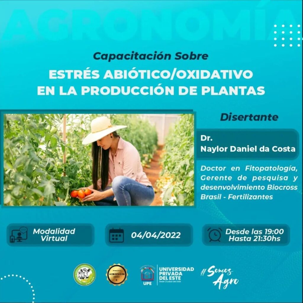 La Facultad de Ciencias Agropecuarias realizó una Capacitación Sobre Estrés abiótico/oxidativo en la producción de plantas