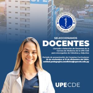 Llamado a Selección de Docentes de la Carrera de Medicina