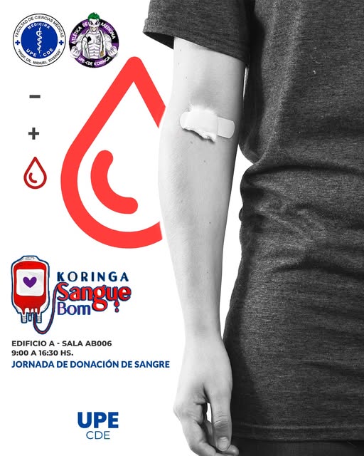 Jornada de Donación de Sangre «Koringa Sangue Bom» | UPE CDE
