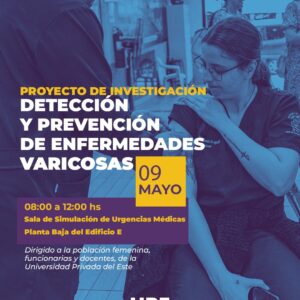 Internos de Medicina de la UPE CDE impulsan proyecto de investigación sobre enfermedades varicosas