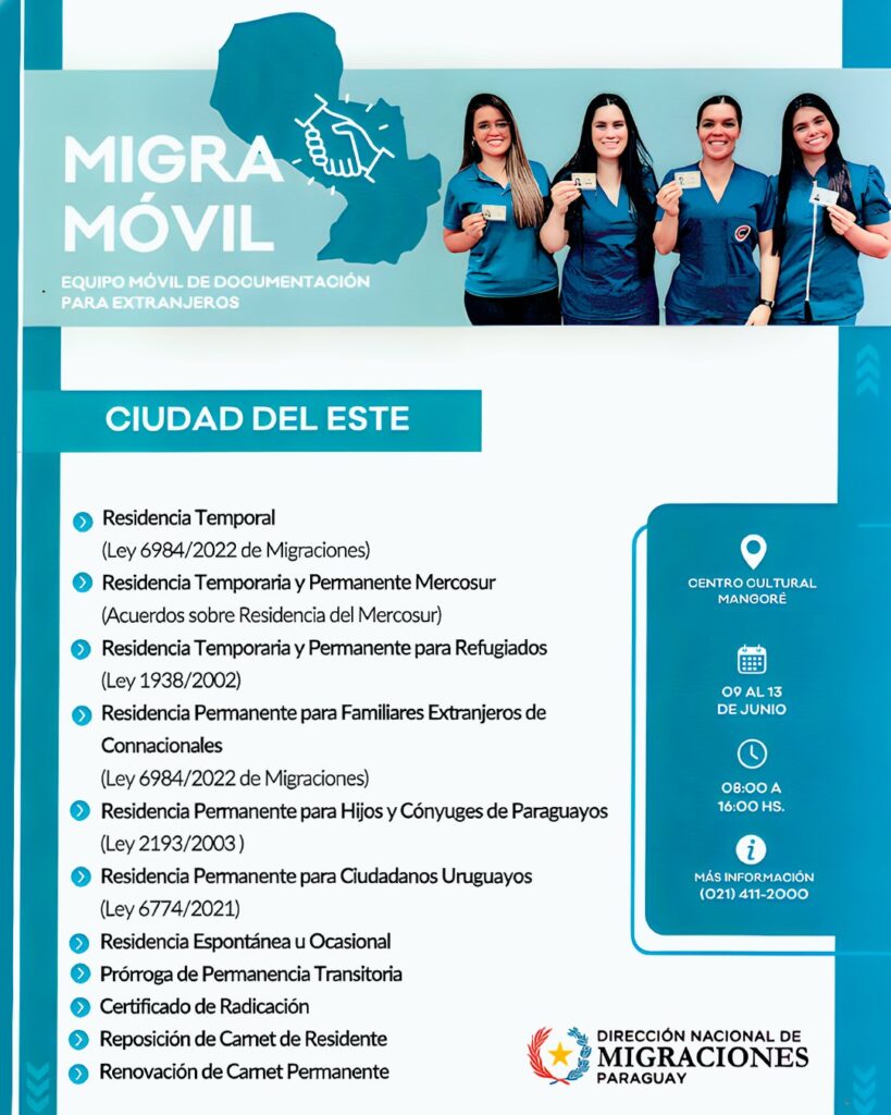 Regularización migratoria para estudiantes internacionales en Ciudad del Este