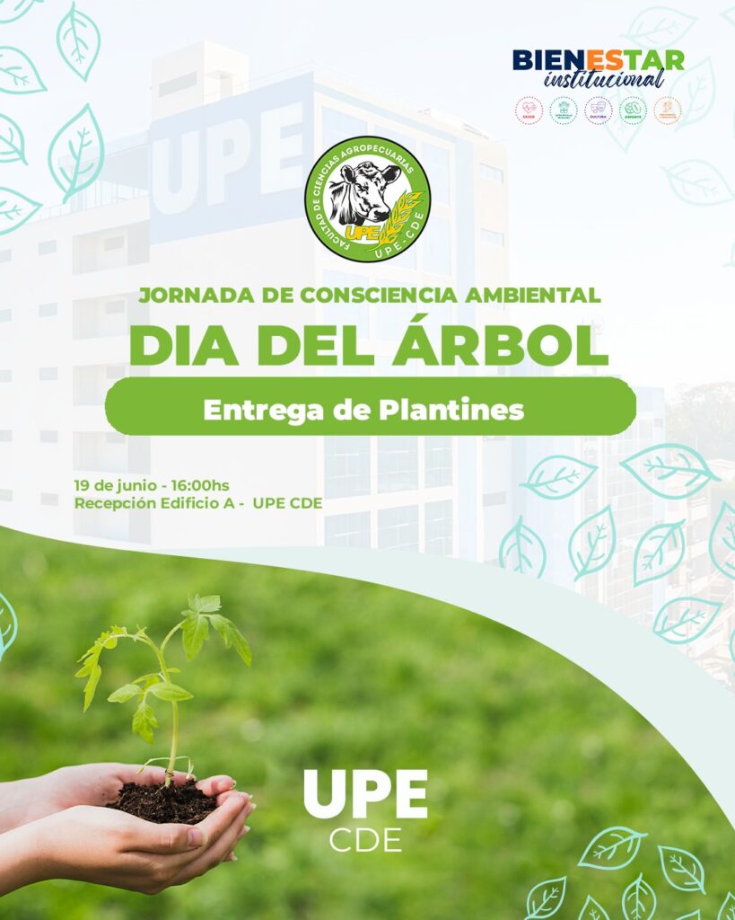 Día del Árbol: UPE CDE promueve conciencia ambiental con entrega de plantines