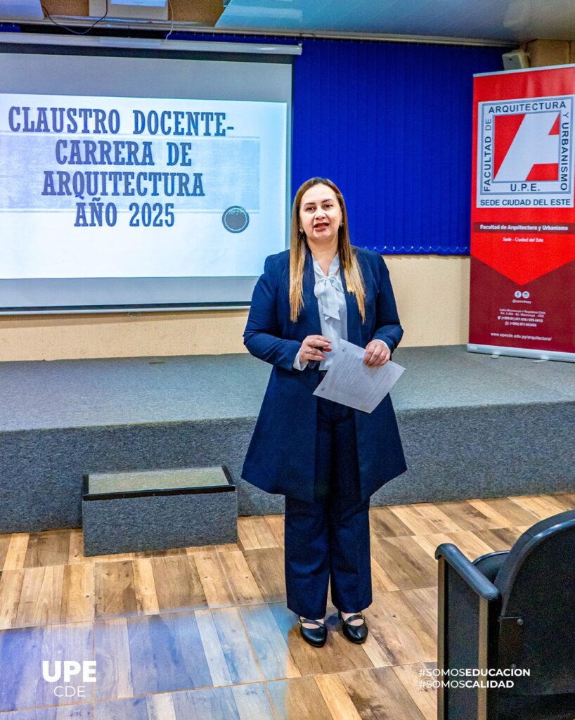 Claustro Docente de Arquitectura proyecta el segundo semestre 2025 con visión académica e institucional