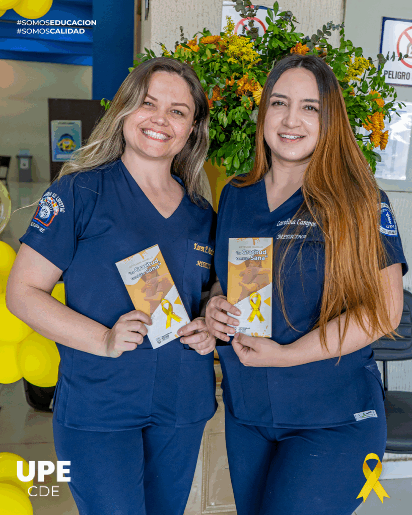 La gratitud también sana: UPE CDE promueve bienestar emocional en Septiembre Amarillo