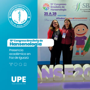 Medicina #UPECDE destaca en el 19º Congreso Brasileño de Hansenología